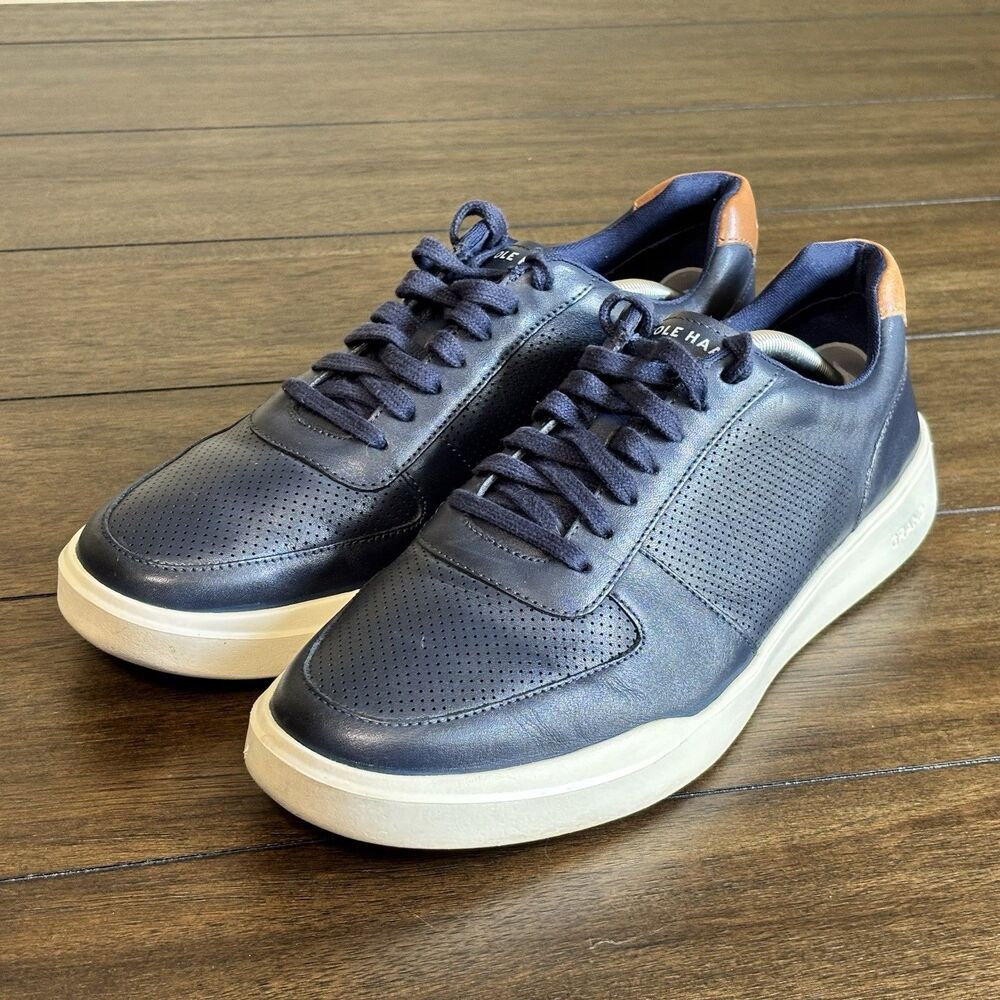 Cole Haan Men's Grand Crosscourt Modern Perforated Sneaker Peacoat 12 W